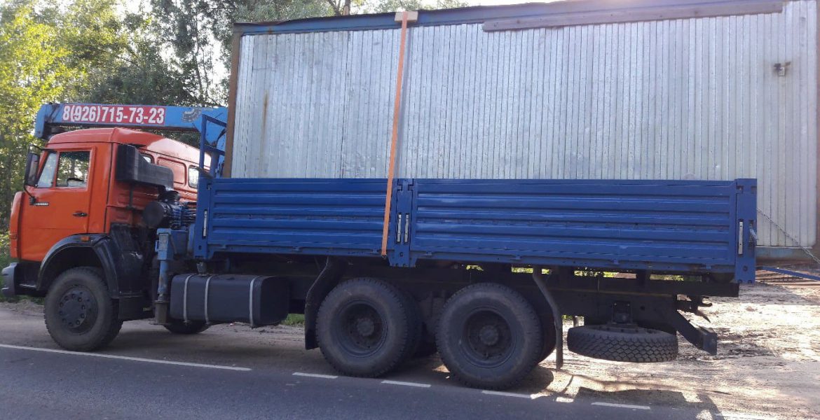 Работа манипулятора на объекте